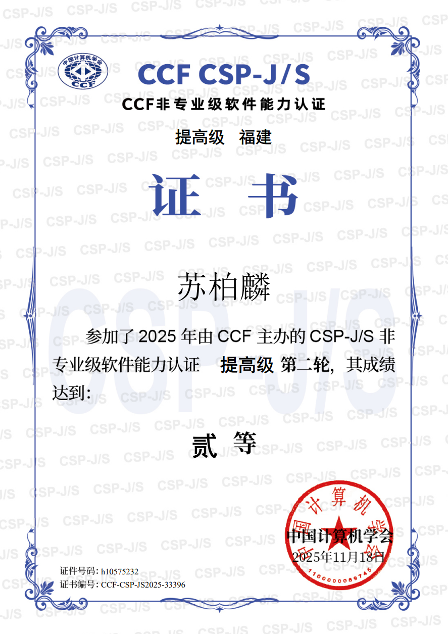 CSP专业能力认证